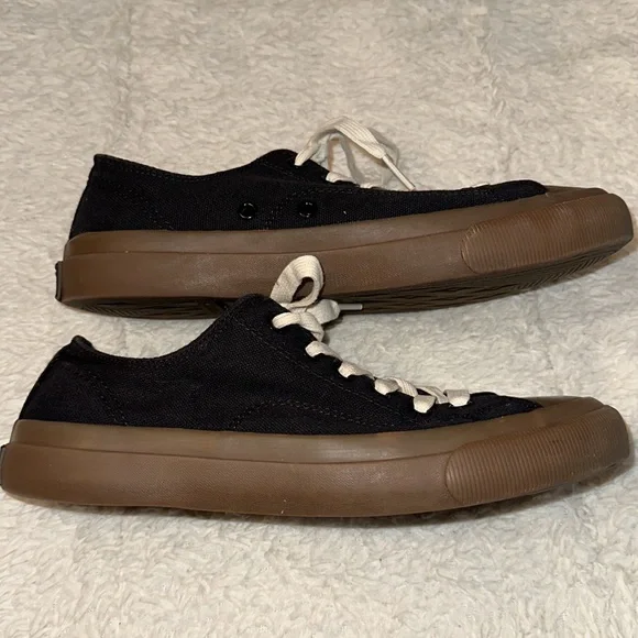 PF Flyers Grounder Low Top Black Men’s 7 Women’s 8.5 - Picture 3 of 8